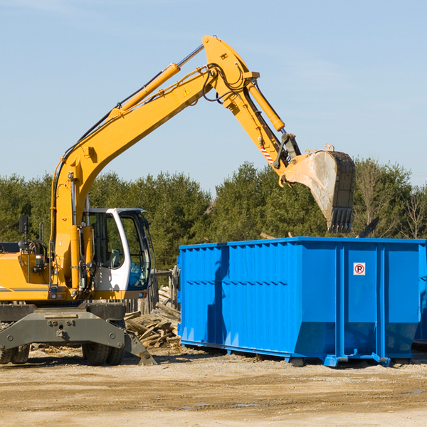 are there any restrictions on where a residential dumpster can be placed in Durham Pennsylvania